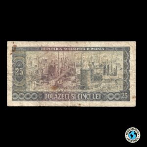 Rumania 25 Lei 1966
