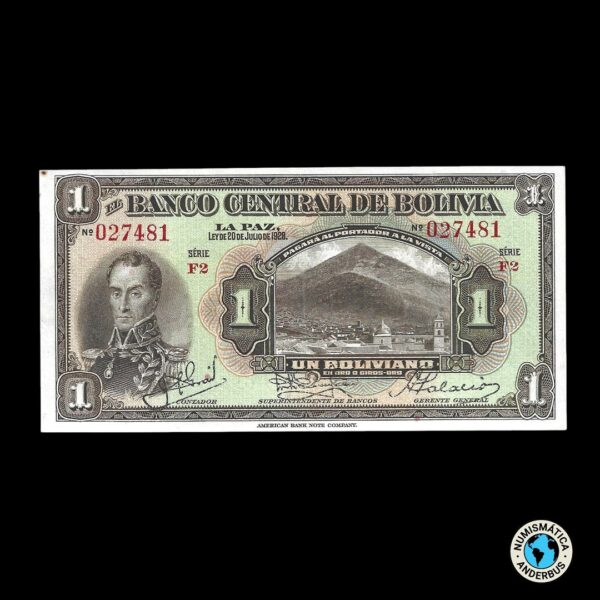Bolivia 1 Boliviano 1928