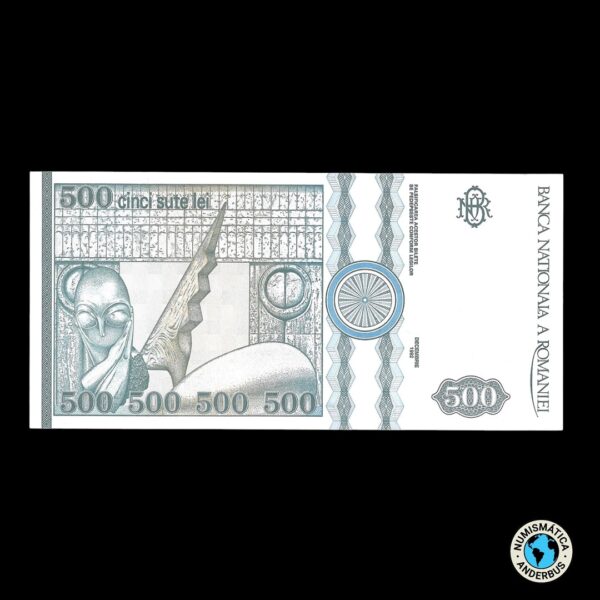 Rumania 500 Lei 1992 - Imagen 2