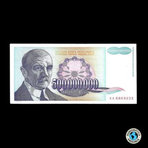 Yugoslavia 500.000.000 Dinara 1993