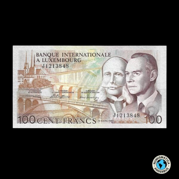Luxemburgo 100 Francos 1981