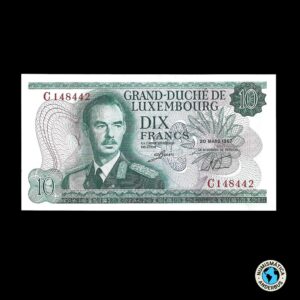 Luxemburgo 10 Francos 1967