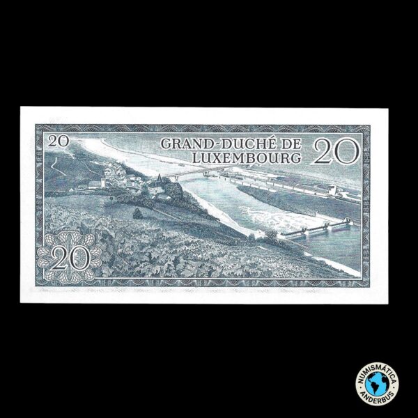 Luxemburgo 20 Francos 1966 - Imagen 2