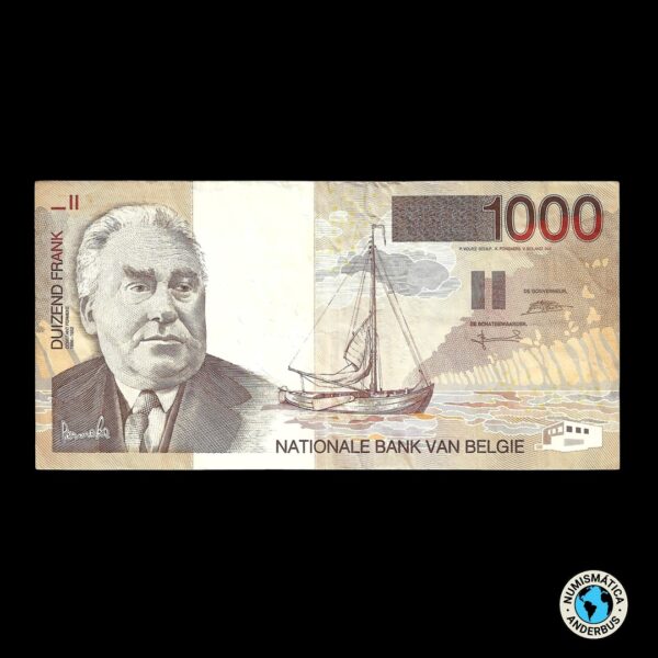 Bélgica 1.000 Francos 1997