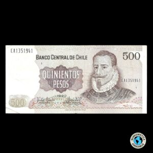Chile 500 Pesos 1990