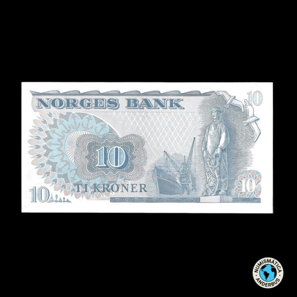 Noruega 10 Coronas 1979 - Imagen 2