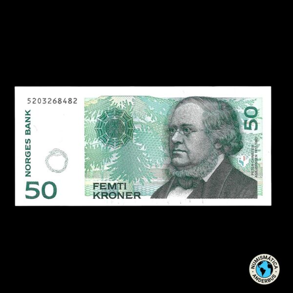 Noruega 50 Coronas 2000