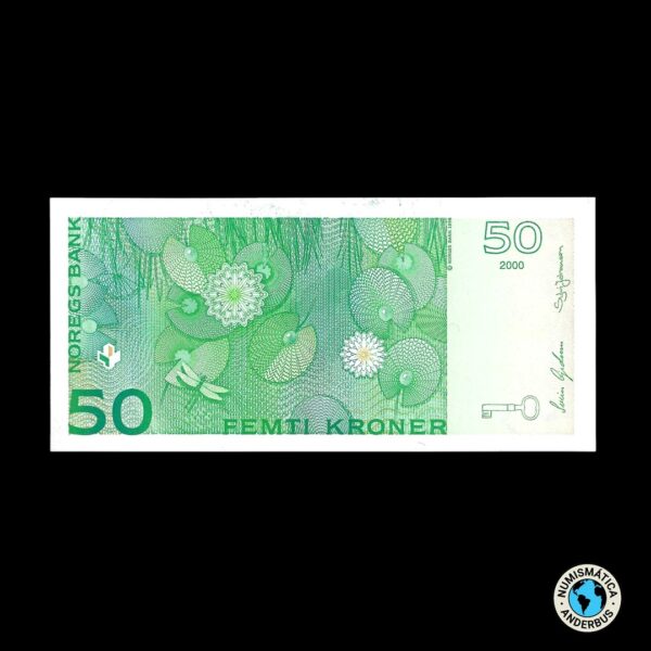Noruega 50 Coronas 2000 - Imagen 2