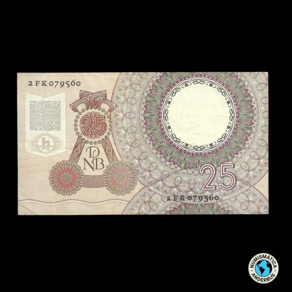 Países Bajos 25 Gulden 1955 - Imagen 2