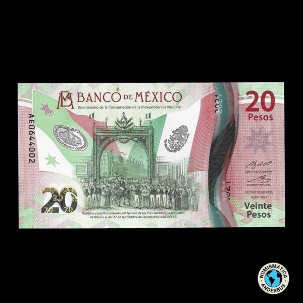 México 20 Pesos 2021