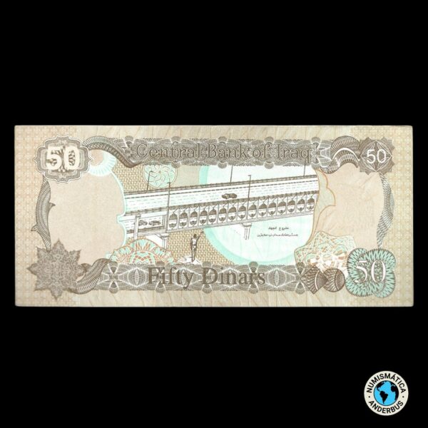 Irak 50 Dinares 1994 - Imagen 2