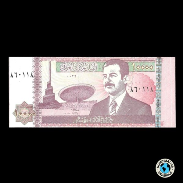 Irak 10.000 Dinares 2002