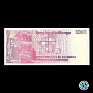 Nicaragua 5.000.000 Córdobas 1990
