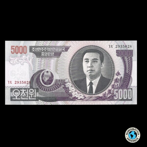 Corea del Norte 5.000 Won 2006