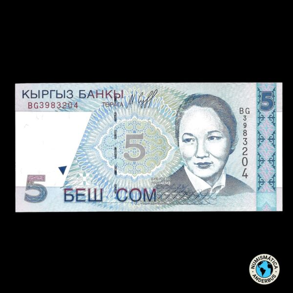 Kirguistan 5 Som 1997