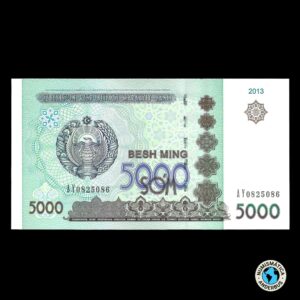 Uzbekistán 5.000 Som 2013