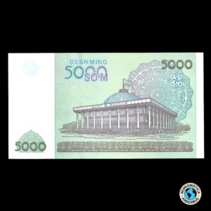 Uzbekistán 5.000 Som 2013