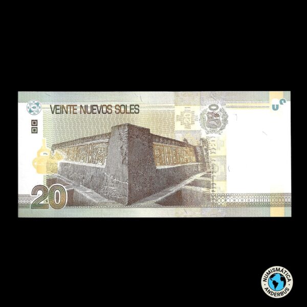 Perú 20 Nuevos Soles 2009 - Imagen 2