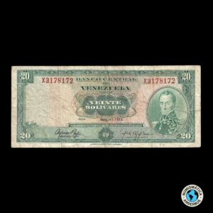 Venezuela 20 Bolívares 1972