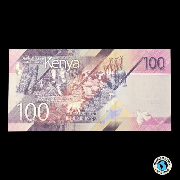 Kenia 100 shillings 2019 - Imagen 2