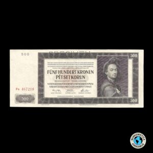 Bohemia y Moravia 500 kurun 1942