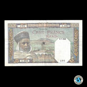 Argelia 100 francos 1940