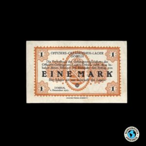 Alemania (Campo de prisioneros de Dobeln) 1 marco 1917