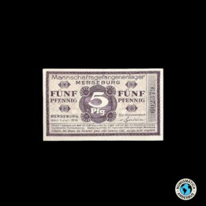 Alemania (Campo de prisioneros de merseburg) 5 pfennig 1918
