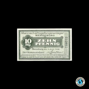 Alemania (Campo de prisioneros de merseburg) 10 pfennig 1918
