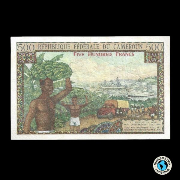Camerun 500 francos 1962 - Imagen 2