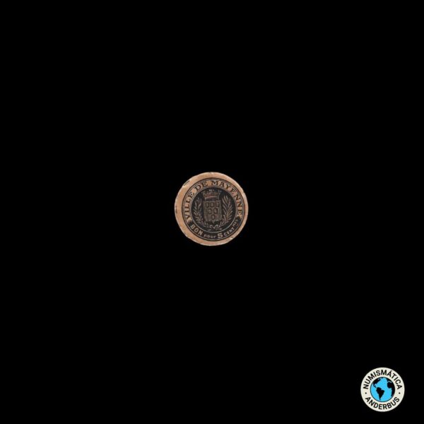 Francia Ville de Mayenne 5 centimes 1917 - Imagen 2