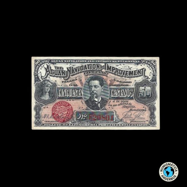 Honduras 50 centavos 1886