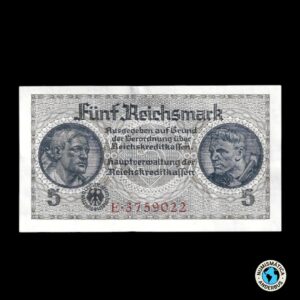 Alemania (3er. Reich) 5 reichsmark 1940