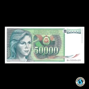 Yugoslavia 50.000 dinara 1988