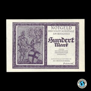 Alemania konstanz 100 marcos 1923