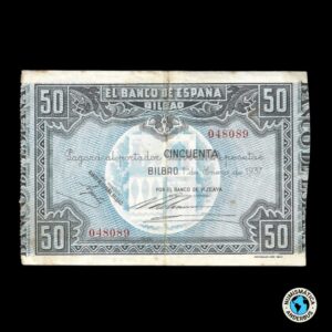 España - Bilbao (Guerra Civil) 50 pesetas 1937