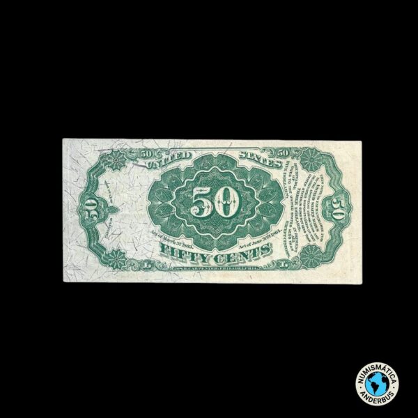 Estados Unidos 50 cents 1875 - Imagen 2