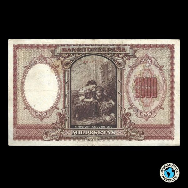 España 1.000 pesetas 1940 - Imagen 2