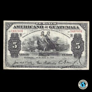 Guatemala 5 pesos 1920