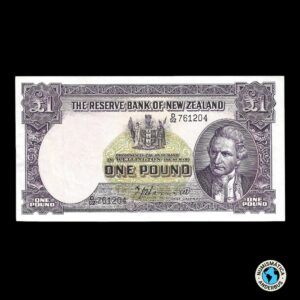 Nueva Zelanda 1 libra 1940/55