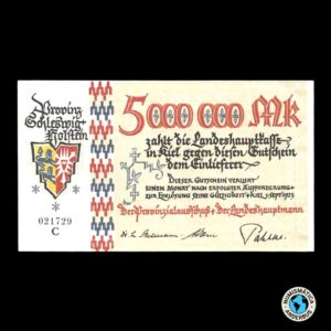 Alemania - Kiel 5.000.000 marcos 1923
