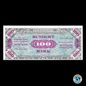 Alemania (Ocupacion Aliada) 100 de marcos 1944