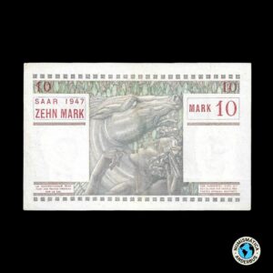 Sarre 10 marcos 1947