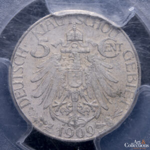 Kiau Chau 5 cents 1909