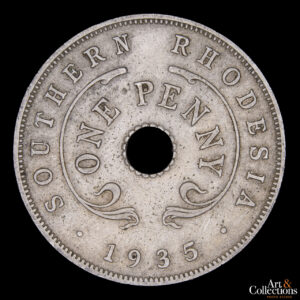 Rhodesia del Sur 1 penny 1935 / Rey Jorge V