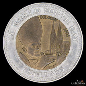 Liberia 5 dolares 2005 / XX Jornada Mundial de la Juventud 