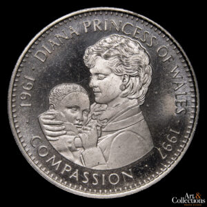 Liberia 5 dolares 1997 / Princesa Diana de Gales (Compasion)