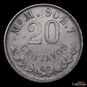 Mexico 20 centavos 1901 / Ceca Mexico