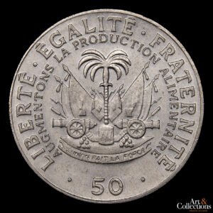 Haiti 50 centimes 1972 / 2da Republica - Serie F.A.O.