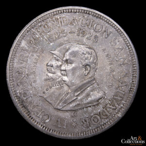 El Salvador 1 colon 1925 - 400° Aniv de El Salvador